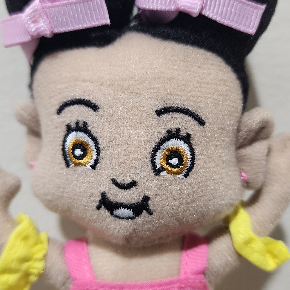 100 PACKS | 6 Inch Charming Pink and Yellow Stuffed Doll - Picture 9 of 13